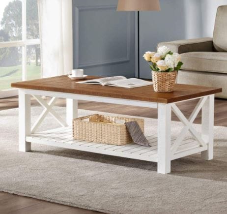 Vintage coffee tables: farmhouse coffee table, wood rustic vintage