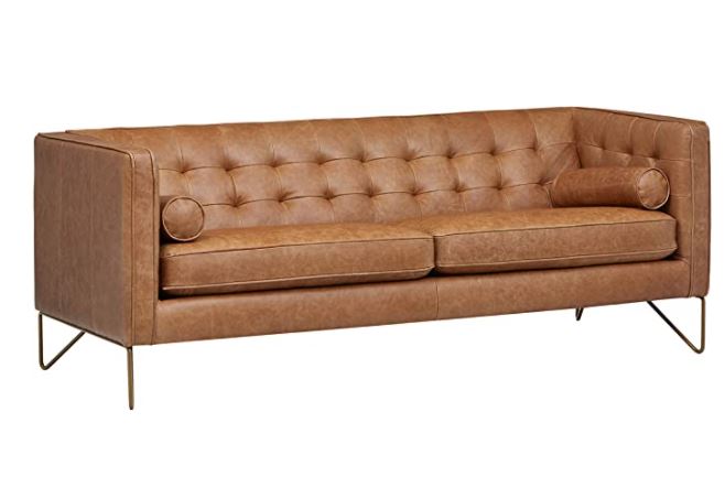Vintage couch: rivet brooke contemporary mid-century couch