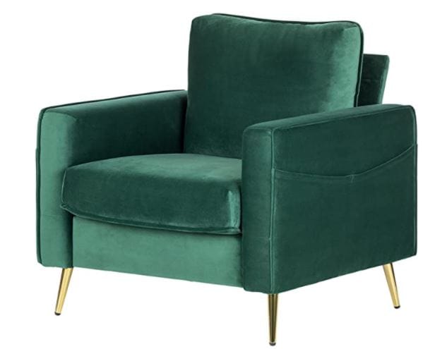 Vintage couch: south shore sofa, dark green