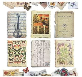 Vintage paper: vintage scrapbooking supplies for bullet journaling