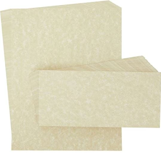 Vintage paper: vintage stationery paper and envelopes set