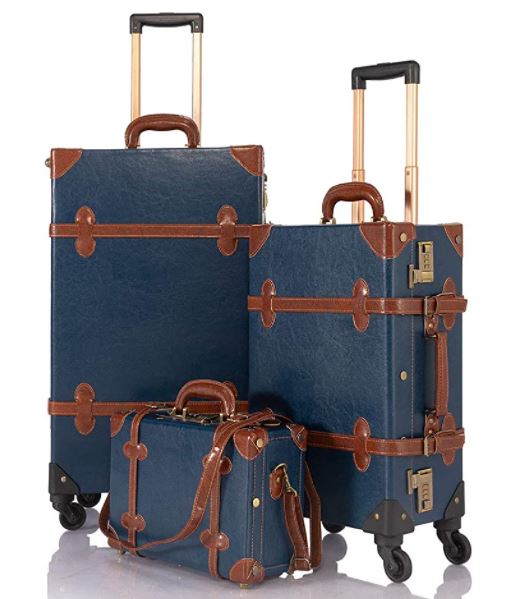 Vintage suitcase: cotrunkage 3 piece vintage luggage set