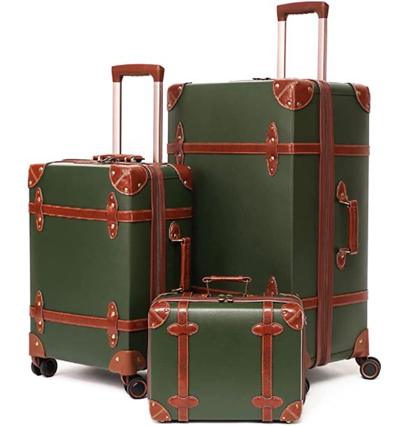 Vintage suitcase: nzbz vintage luggage sets