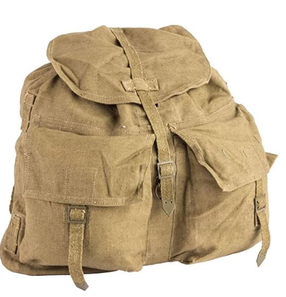 Vintage backpack: original czech army vintage backpack