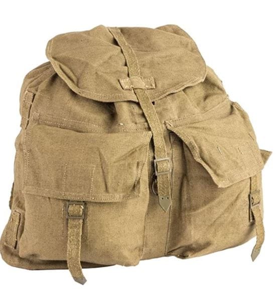 Vintage backpack: original czech army vintage backpack